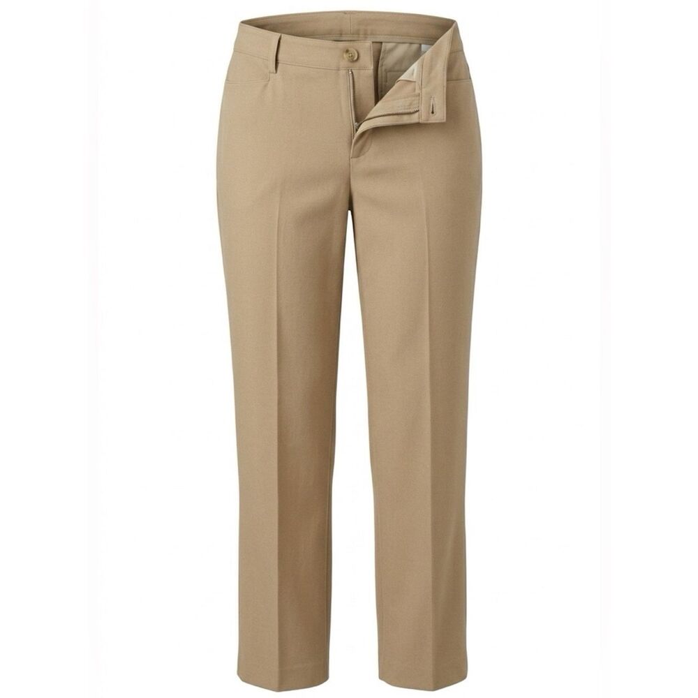 Lauren Ralph Lauren Women’s Tan Straight-Leg Jeans